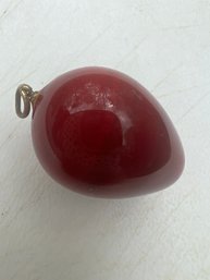 Large Red Stone Pendant/charm