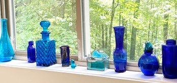 Blue, Amber, And Stained Glass Collection - Beautiful In The Light!