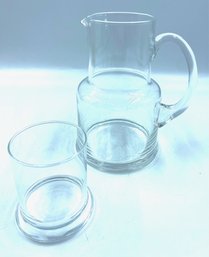 Vintage Nightstand Water Carafe & Cup