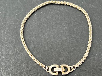 Christian Dior Designer Gold Stainless Chain Bracelet