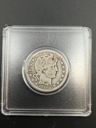 1916 Barber Silver Quarter