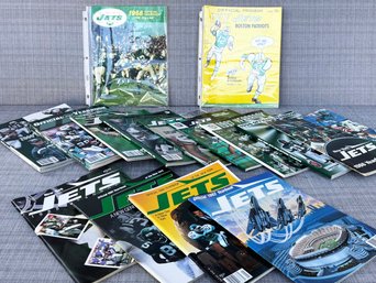 NY Jets - 1960's-1990's Souvenir Programs And More