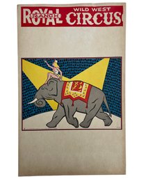 Vintage Royal Ranch Wild West Circus Poster