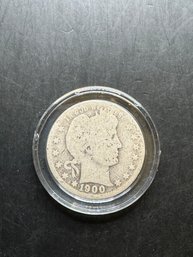 1900 Barber Silver Quarter