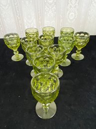 Imperial Provincial Verde Green Water Goblets