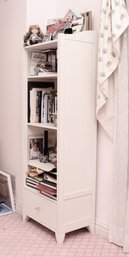 Lexington Furniture Ivory  4 Shelf Bookcase With Pull Out Bottom Drawer