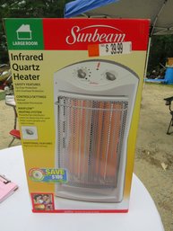 Sunbeam Infrared Quartz Heater New In Box