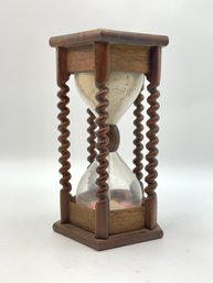 Antique Barley Twist Hourglass - 6 Minute Timer