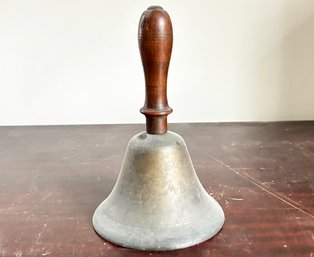 A Vintage Brass Teacher's Bell