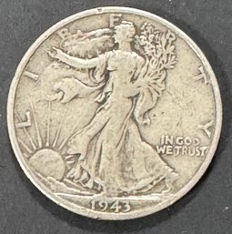 1943-S Walking Liberty Silver Half Dollar