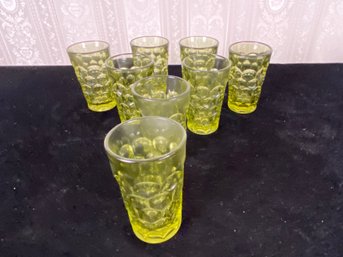 Indiana Glass Kings Crown Thumbprint Glasses