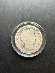 1900-S Barber Silver Quarter