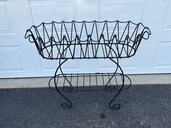 Large Wrought Iron Planter