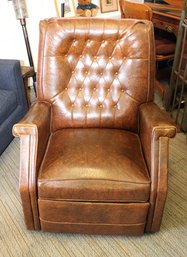 Beautiful Brown Feather Recliner