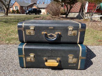 2 Vintage Pieces Of Luggage - Lincoln & White Star