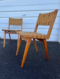 Midcentury Modern Jens Risom Or Mel Smilow Chairs - Lot Of Two