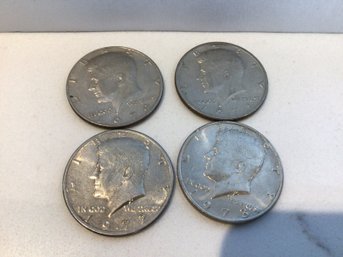 1971, 1972, 1973, 1974 Half Dollar Coin Lot #3