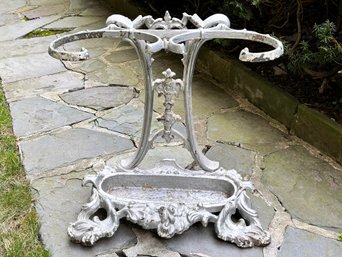 An Antique Cast Iron Umbrella Stand