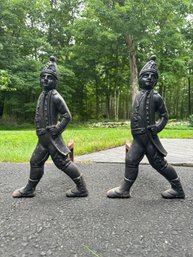 Pair Of Hessian Soldier Andirons