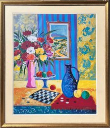 A 1990's Still Life Lithograph