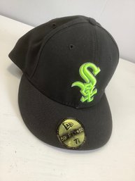 Black And Green Sox Hat #4