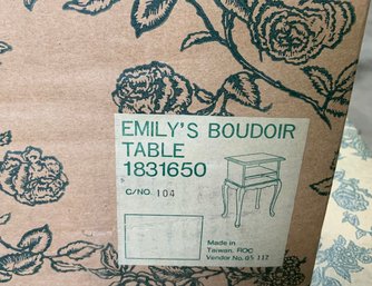 NEW IN BOX Bombay Emilys Boudoir Table ~ Model 1831650 ~