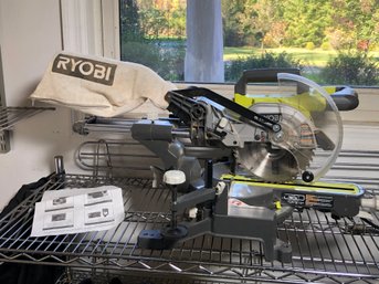 Very Nice RYOBI 10 Amp Corded 7-1/4 In. Compound Sliding Miter Saw - Model TSS701 - Used VERY Little - NICE !