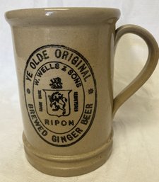 Antique Wells Ginger Beer Mug