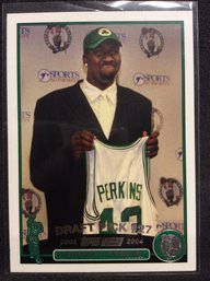 2003 Topps Draft Pick Kendrick Perkins Rookie Card - L