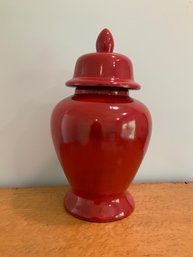 Large Red Urn