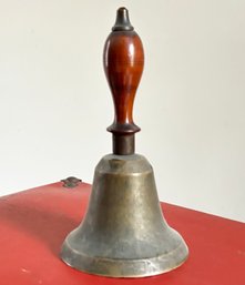A Vintage Brass Teacher's Bell