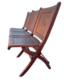 Vintage Folding 1930s Theatre Seats