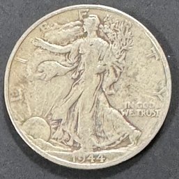 1944-S Walking Liberty Silver Half Dollar