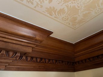 Over 83' Of 9' Ornate Wood Crown Molding - LR