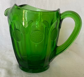 Vintage Green Pitcher