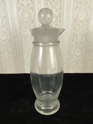 Vintage Cambridge Glass Company Art Deco Cocktail Shaker