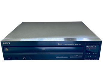 Sony Compact Disk 5 Disk Player Model CDP-c205