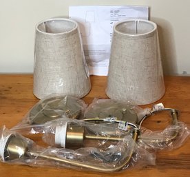 Pair Of Brand New Wired Wall Sconces