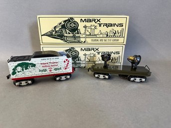 NIB Marx Trains: Dual Floodlight Car & 1996 Holiday Special