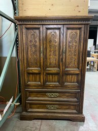 Beautiful Carved Armoire