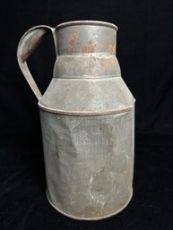 Galvanized Pitcher