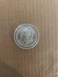 Beautiful 1878-S Morgan Silver Dollar 90 Silver In Case