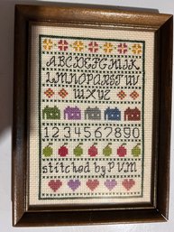 Original Hand Stitched Sampler