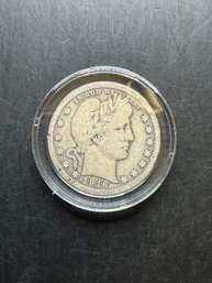 1916 Barber Silver Quarter