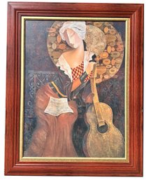 A Large Modigliani Style Canvas Print