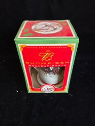 25th Anniversary Budweiser Holiday Stein