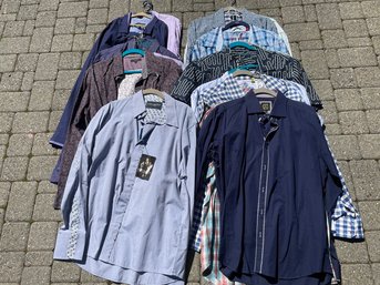 Men's Shirts - Ted Baker, Saks Fifth Avenue, And More - Large Size