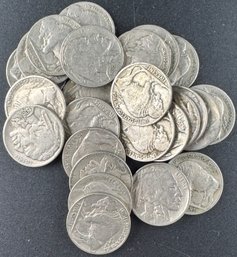 25 Buffalo Nickels Miscellaneous Dates