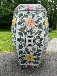 Ceramic Decorated Garden Stool