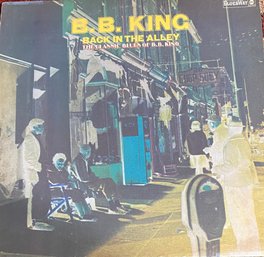 B B KING- BACK IN THE ALLEY - CLASSIC BLUES - PROMO - WHITE LABEL - RARE ALBUM - VG
